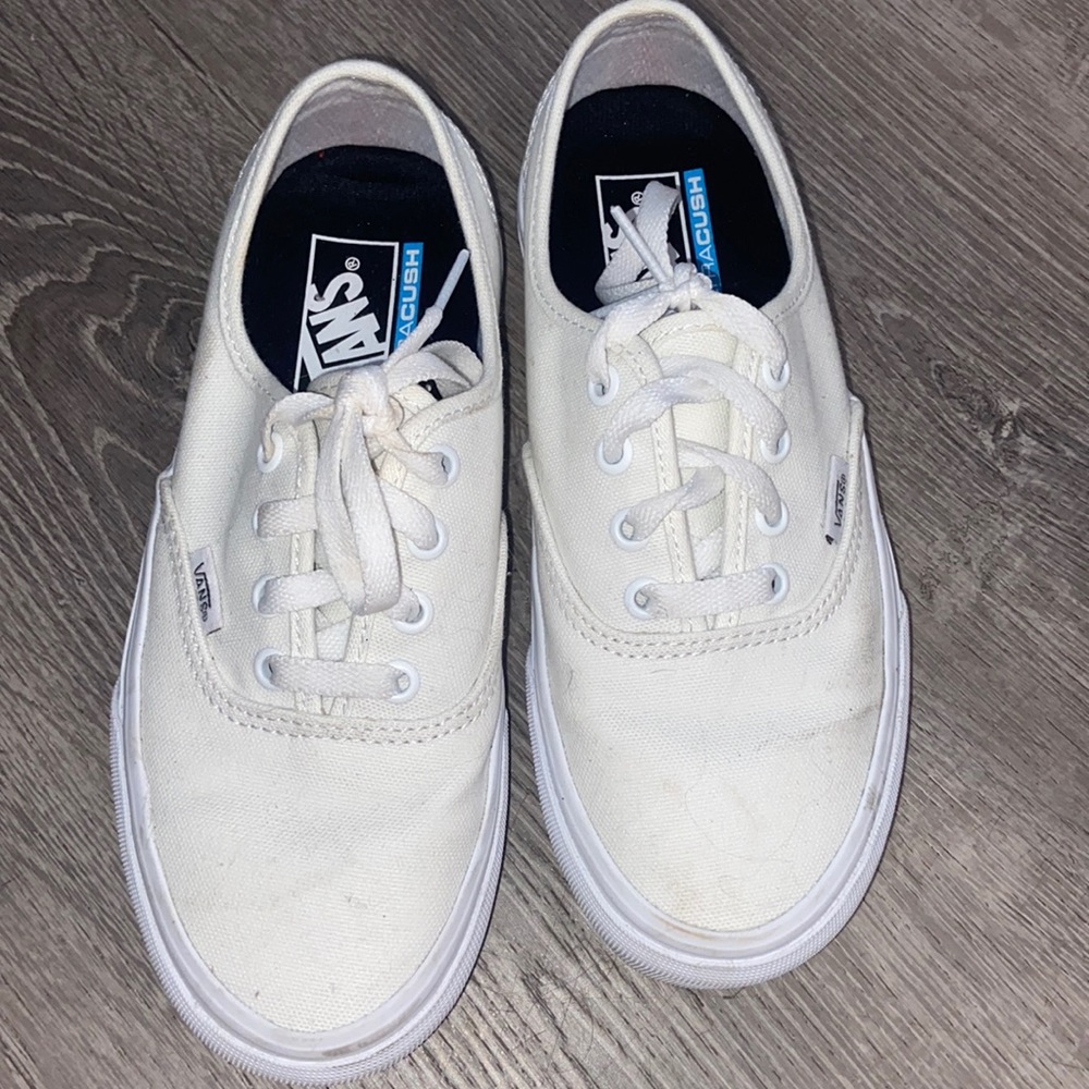 White vans size 6 women’s